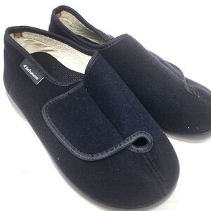 New Black House Slippers Adjustable Slipon Sturdy Shoes Women Size 8.5 /‎ 7 Men